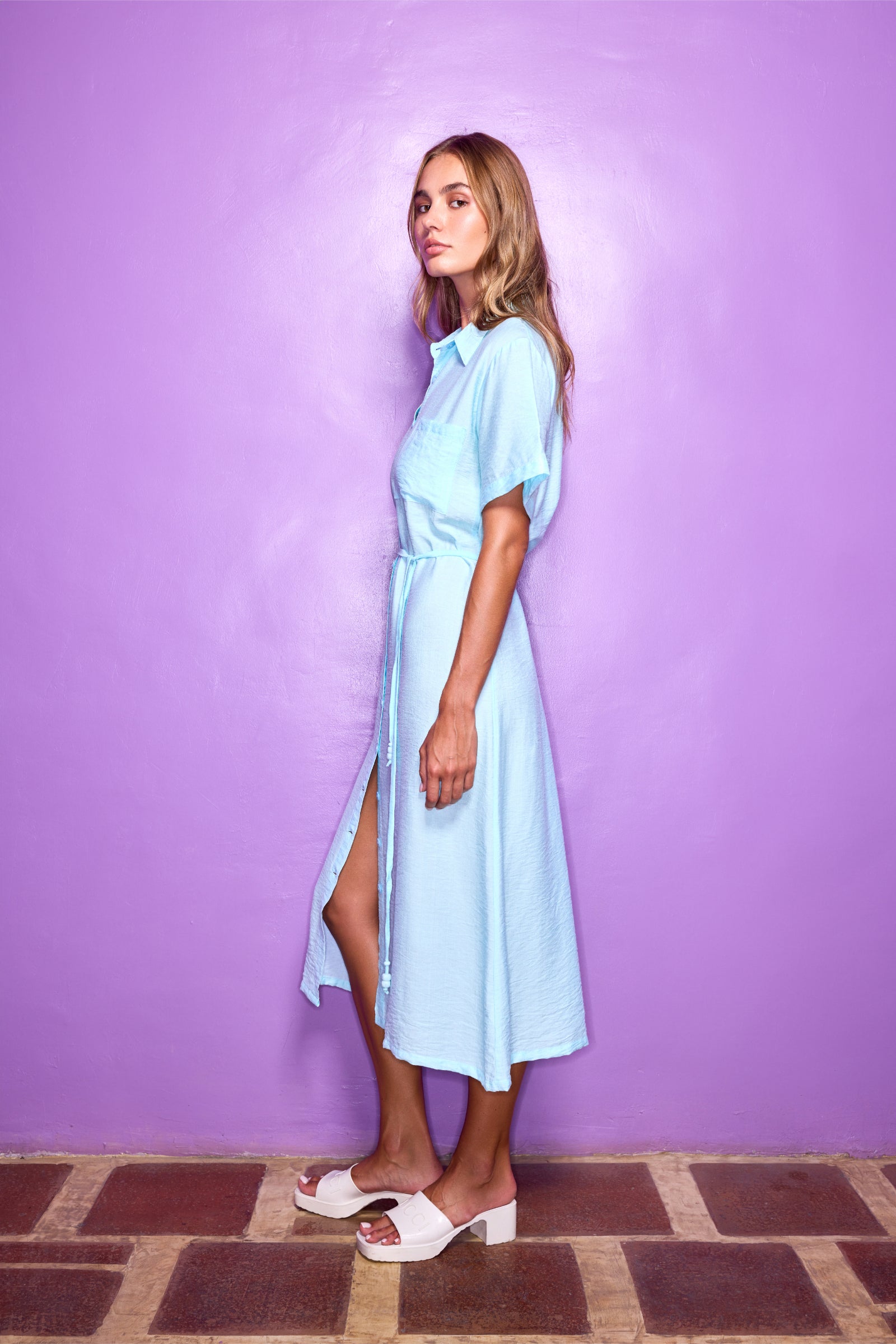 THE DESTINATION DRESS - AQUA