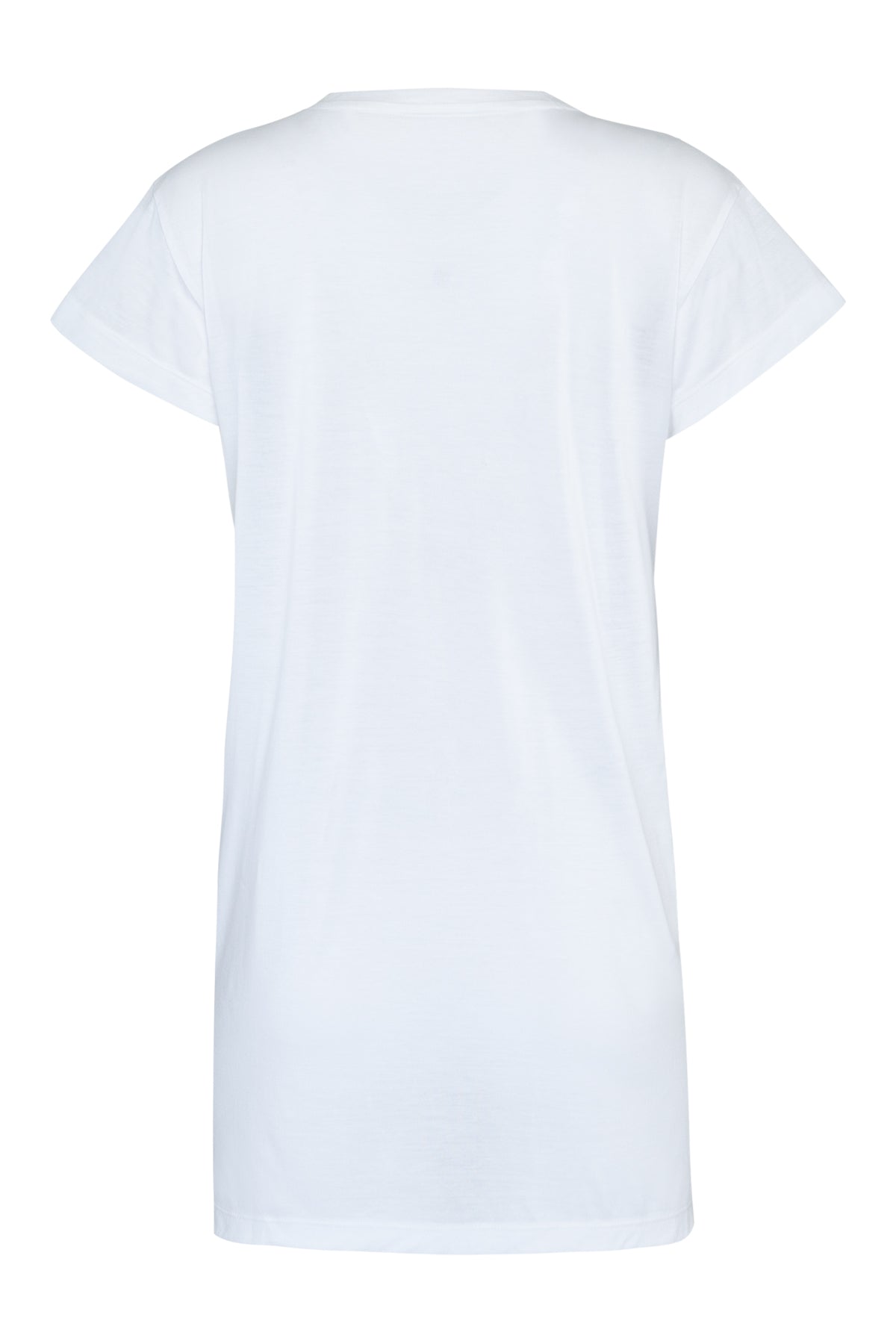 THE MONROE T-SHIRT-mini dress  - BLEACHED WHITE