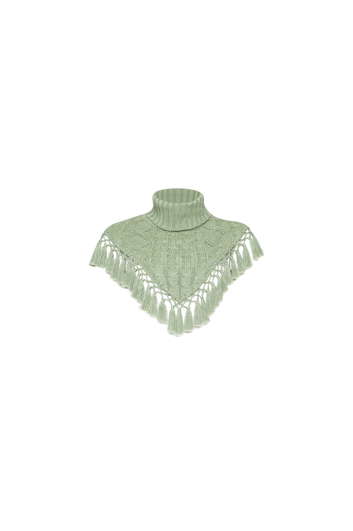 KNITTED WARMER - SAGE GREEN